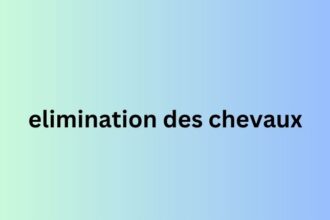 elimination des chevaux