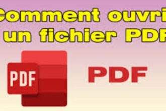 comment ouvrir un fichier pdf
