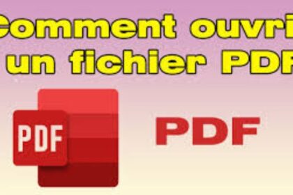 comment ouvrir un fichier pdf