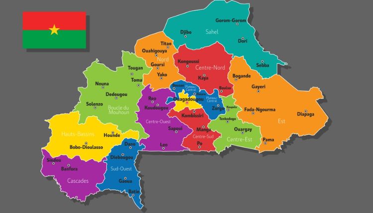 carte du burkina faso